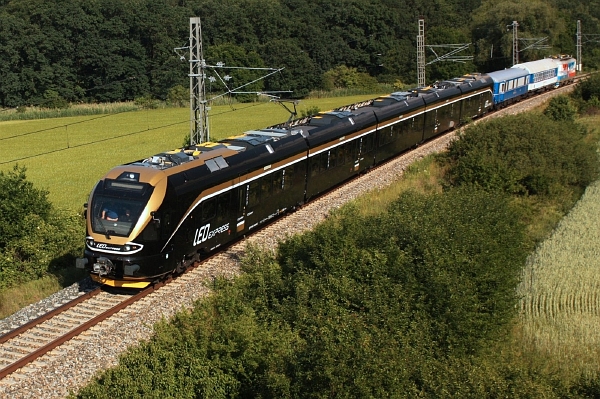 Nový vlak Leo Express. Nový vlak Leo Express.